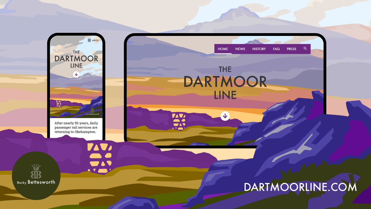 DartmoorLine.com promotional graphic