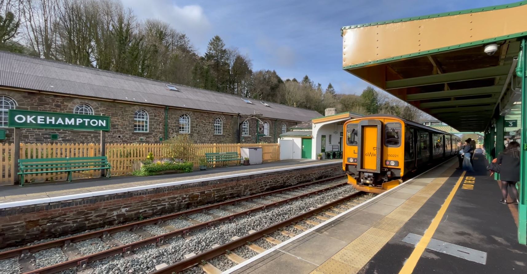 Passage à niveau du réseau ferroviaire à Okehampton, Devon
