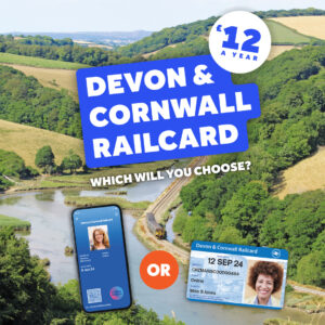 Devon & Cornwall Railcard £12 a year