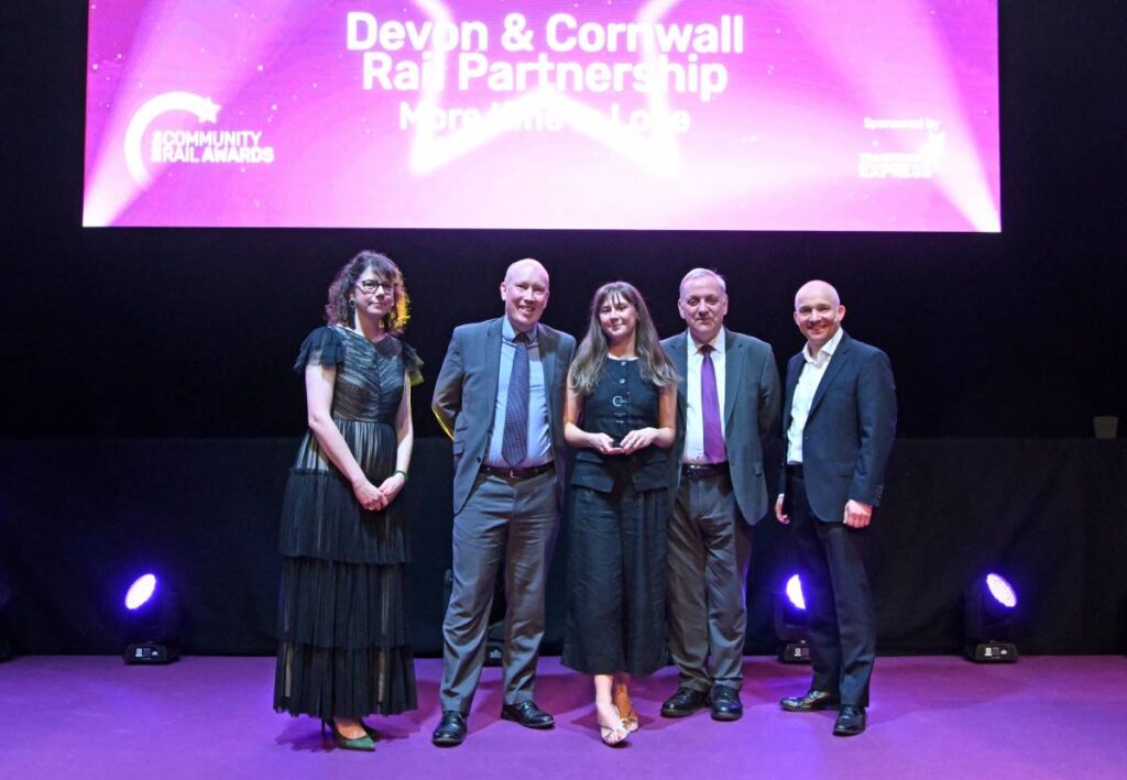 DCRP team (centre) awarded the Tourism and Leisure award